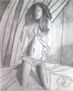 mujer posando