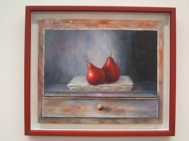 bodegon con peras Oil Canvas Still Life Paintings