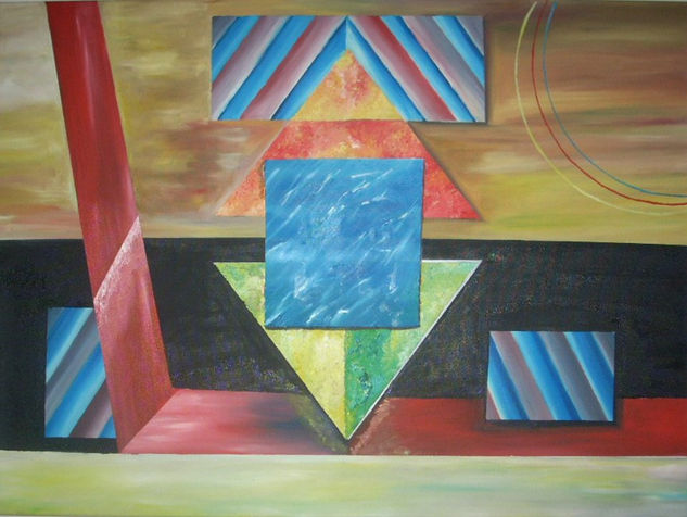 geometria opuesta Oil Canvas Landscaping