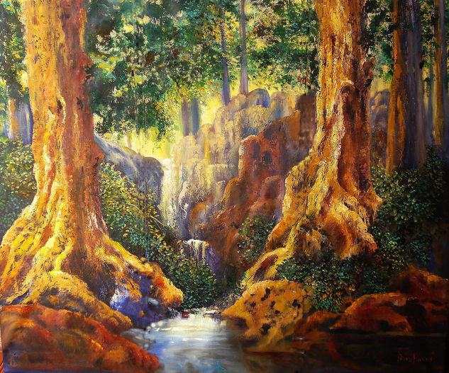 Mi Mágico Bosque Oil Canvas Landscaping