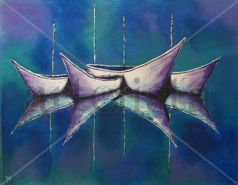 AZUL Acrylic Others Marine Painting