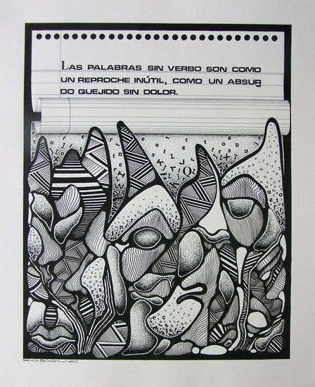 Palabras Visivas (24) Media Mixta Papel