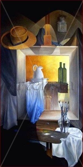 L'estudi del pintor / El estudio del pintor Óleo Lienzo Bodegones