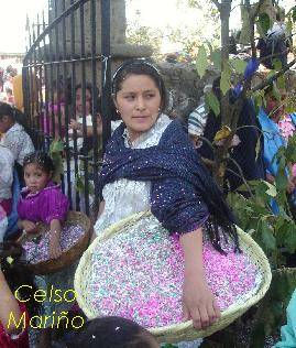 Mujer con canasto 