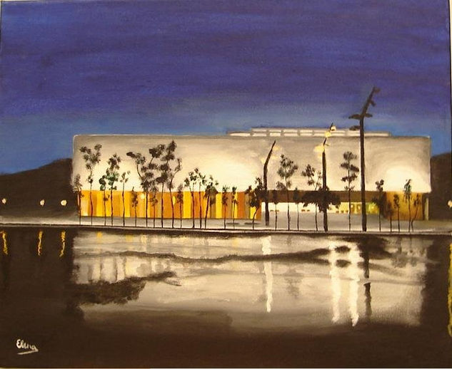 auditorio de castellon Oil Canvas Landscaping