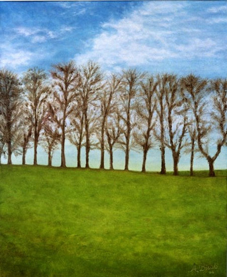 Arboles en formacion Oil Canvas Landscaping