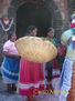 Canasto y mujeres purépechas