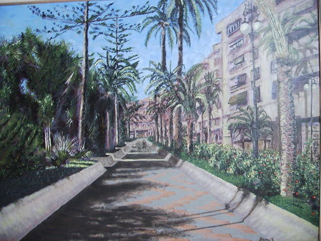 Paseo del Altillo de Almuñecar Acrylic Canvas