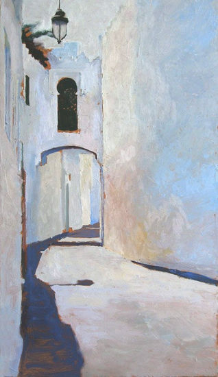 Calle de Asilah Oil Panel Others