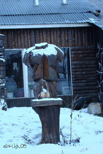 Desnudo en la nieve