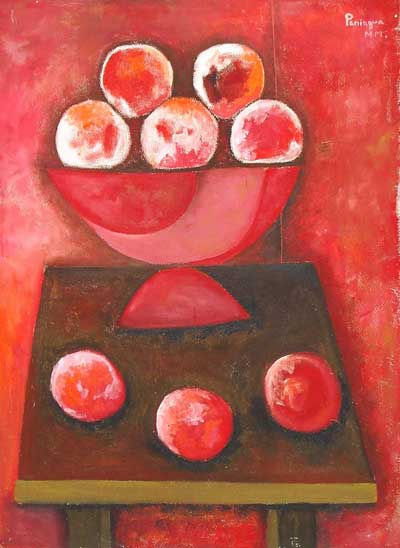 rojo sobre rojo Oil Canvas Still Life Paintings