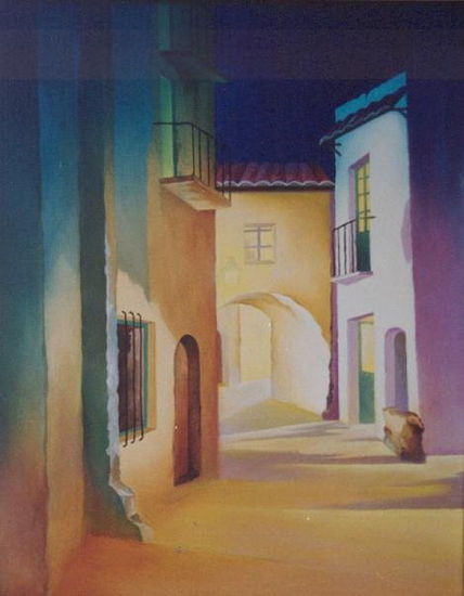 Callejon Oil Canvas Landscaping