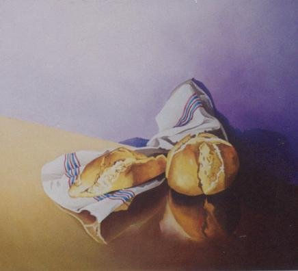 Alimento espiritual Oil Canvas Still Life Paintings