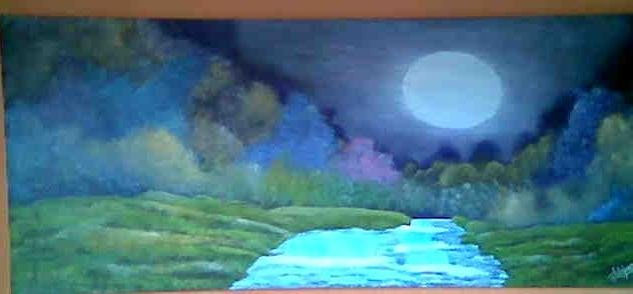 Solo Luna Oil Canvas Landscaping