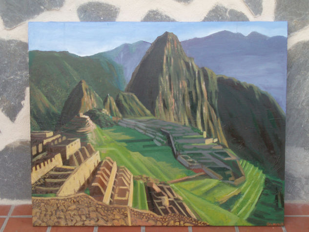 Machu  Pichu Oil Canvas Landscaping