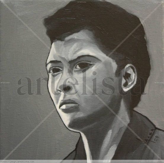 Billie Holiday Oil Canvas Portrait