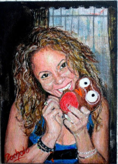 shakira Acrílico Lienzo Retrato