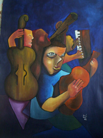 Musicos Acrylic Canvas Others