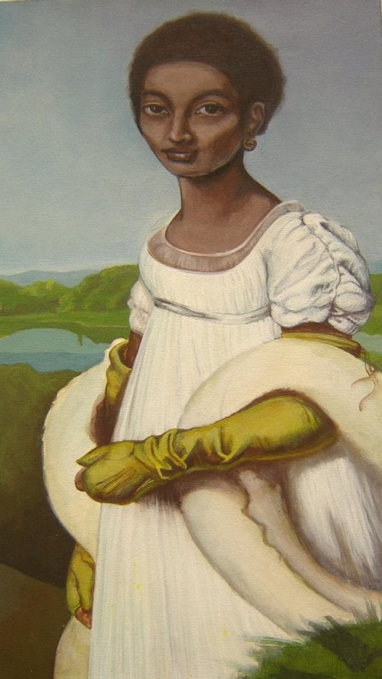 Retrato de Mademoiselle Reviere después de broncearse