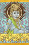 Retrato de Krishna y 10.5 vaquitas