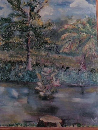 El Camalote Oil Canvas Landscaping