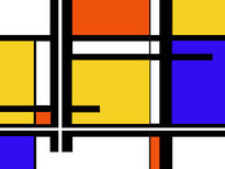 Homenaje a Mondrian 1