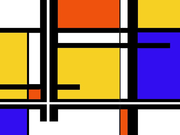 Homenaje a Mondrian 1 