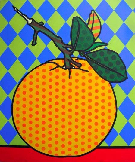 Naranja Acrylic Canvas Still Life Paintings