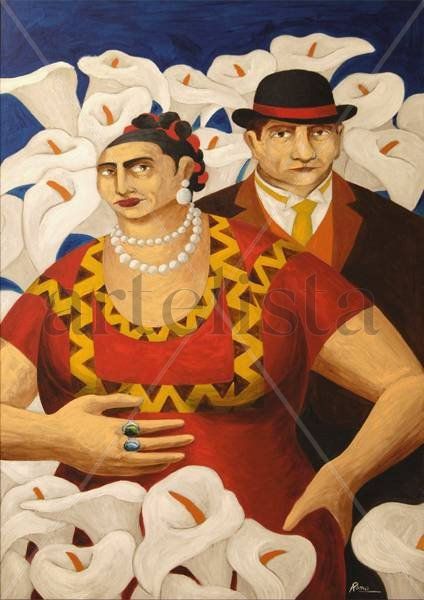 PAREJA CON CALAS