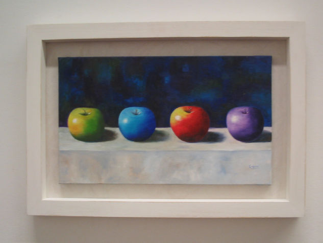 manzanas dee colores Oil Canvas Landscaping