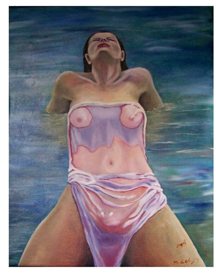 relax Oil Canvas Nude Paintings