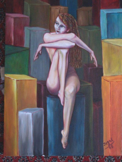 cubos Oil Canvas Nude Paintings