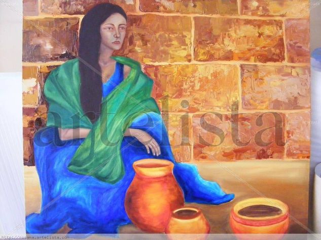 RAICES DIVINAS Oil Canvas Landscaping