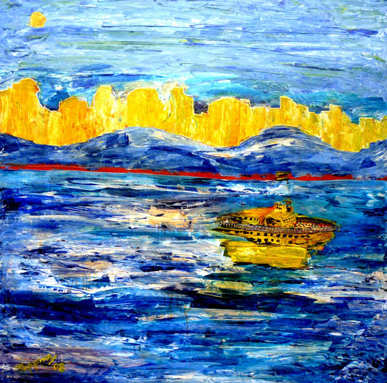 crucero por la ciudad Oil Canvas Landscaping