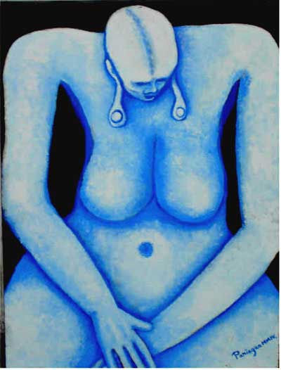 figura azul