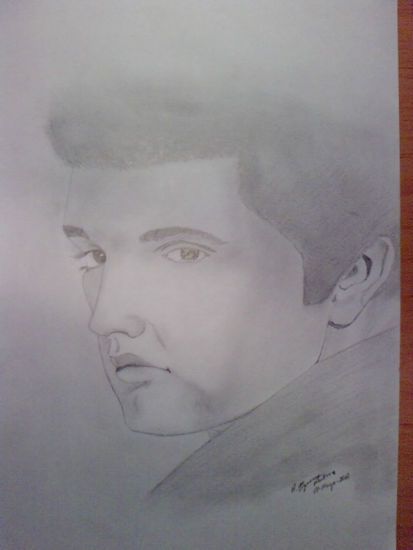 Elvis Presley Charcoal