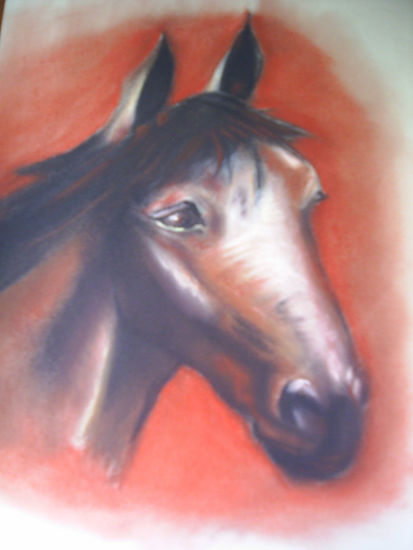 caballo Pastel Cartulina Animales