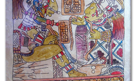 Estelas Mayas a color
