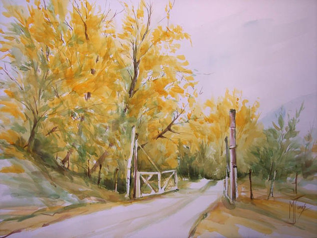 CAMINO DE OTOÑO Watercolour Paper Landscaping