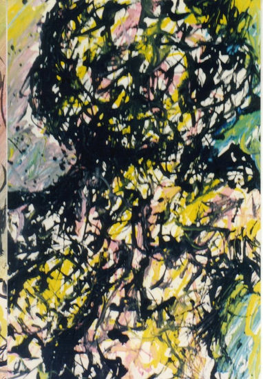 MUTACIÓN XVI.1984 Gouache Paper Figure Painting