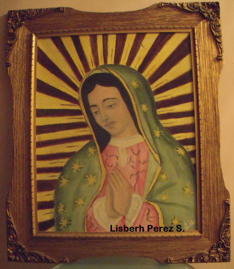 La virgen Maria Oil Canvas Figure Painting