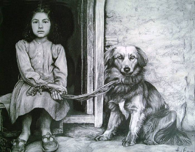 niña con perro 