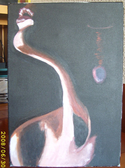 el cuello Acrylic Canvas Figure Painting