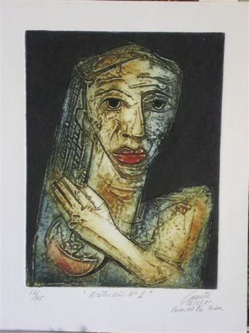 Estudio No.1 Woodcut