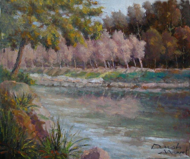 NAVARCLES- 35 X 27  cmts Oil Canvas Landscaping