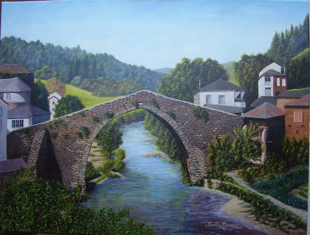 "Galicia en el Alma" Óleo Lienzo Paisaje