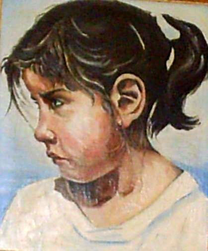 MARITZA Oil Canvas Portrait