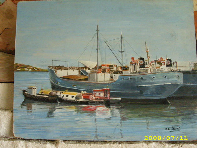 bahia del puerto de montevideo (uruguay)