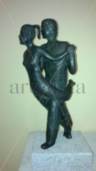 Pareja de bailarines Bronze Figurative