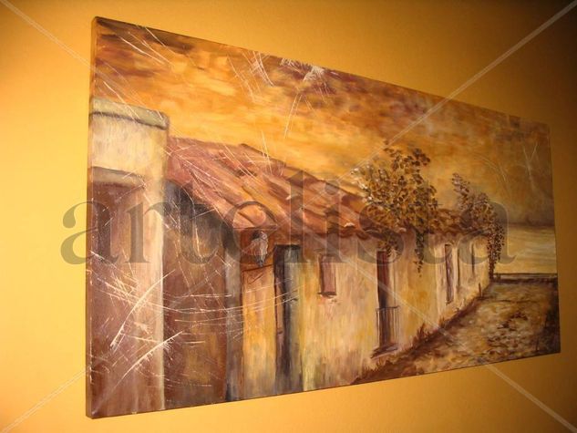 Colonia del Sacramento Oil Canvas Landscaping